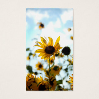 Zonnebloemkaartjes Visitekaartje