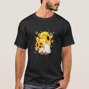 Zonnebloemkabouter Met Bij Hippie Premium T-shirt
