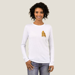 Zonnebloemkabouter Verborgen Glimlaches Onder het Tri-Blend Shirt