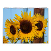 Zonnebloemkalender 2012 kalender (Hoes)