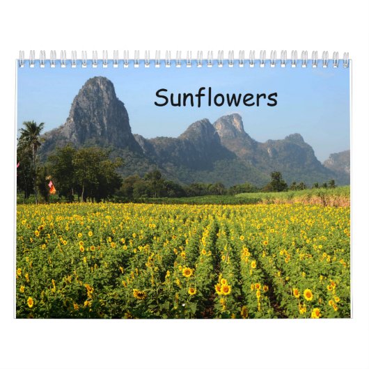 Zonnebloemkalender Kalender (Hoes)