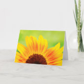 Zonnebloemkanker Aanmoediging Kaart (Voorkant)