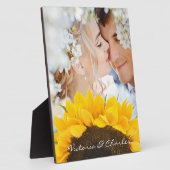 Zonnebloemkorrels Fotoplaat (Zijkant)