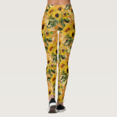 Zonnebloemkorrels | Maak het als een zonnebloem Leggings (Achterkant)