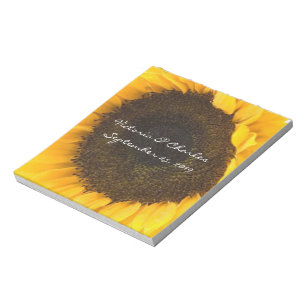Zonnebloemkorrels Notitieblok