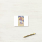 Zonnebloemkunst Post-it® Notes (Op bureau)
