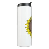 Zonnebloemkunst Thermosbeker (Gedraaid links)