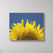 Zonnebloemkweek Canvas Afdruk (Voorkant)