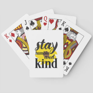 Zonnebloemlade Verblijf in menselijkheid en gees Pokerkaarten