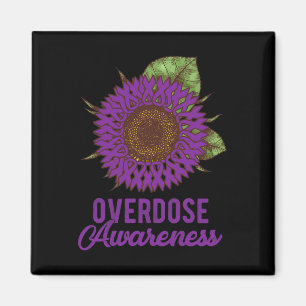 Zonnebloemlint Overdosis Awareness Supporter Magneet
