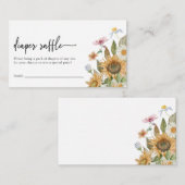 Zonnebloemluier Raffle Informatiekaartje (Voorkant / Achterkant)