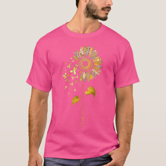 Zonnebloemluipaard - Kankerziekte - Goud T-shirt