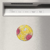 Zonnebloemmagneet Magneet (Insitu (Vaatwasser))