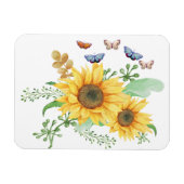 zonnebloemmagneten magneet (Horizontaal)