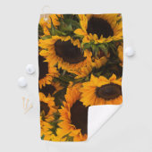 Zonnebloemmandje Golfhanddoek (Insitu)