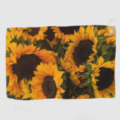 Zonnebloemmandje Golfhanddoek (Horizontaal)