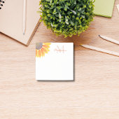 Zonnebloemmonogram Post-it® Notes