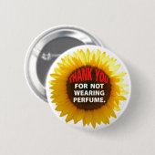 ZonnebloemNoPerfume Ronde Button 5,7 Cm (Voorkant /achterkant)