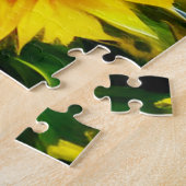 Zonnebloemolie verf, Zonneschijn puzzel Legpuzzel (Zijkant)