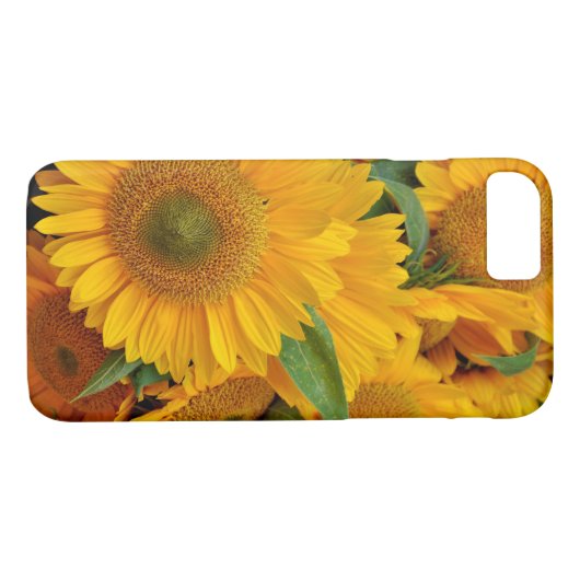 Zonnebloemontwerp Case-Mate iPhone Case (Achterkant (Horizontaal))