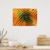 Zonnebloemorgel Poster (Keuken)