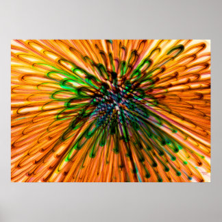 Zonnebloemorgel Poster