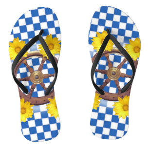 Zonnebloempanker Teenslippers