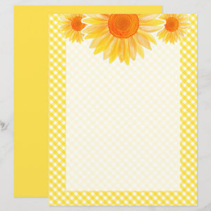 Zonnebloempapier