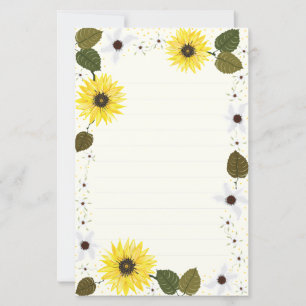 Zonnebloempapier
