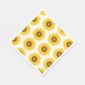 Zonnebloempapier Napels Servet (Hoek)