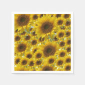 Zonnebloempapier Napels Servet (Voorkant)