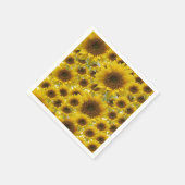 Zonnebloempapier Napels Servet (Hoek)