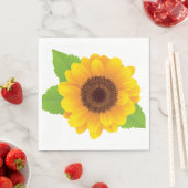 Zonnebloempapier Napels Servet (Insitu)