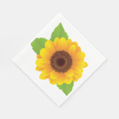 Zonnebloempapier Napels Servet (Hoek)