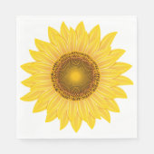 Zonnebloempapier Napels Servet (Voorkant)