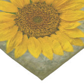  zonnebloempatronloper korte tafelloper (Hoek)