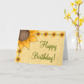 Zonnebloempitekaart Kaart (Gele Bloem)