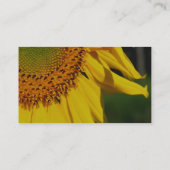 Zonnebloempitten Bloem Fotografie Visitekaartje (Achterkant)