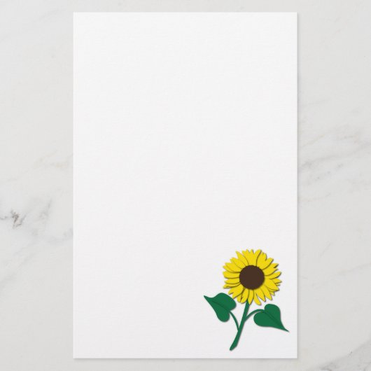 Zonnebloempitten Briefpapier (Voorkant)