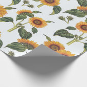  zonnebloempitten cadeaupapier (Hoek)