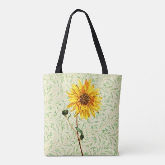 zonnebloempitten Canvas tas (Achterkant)