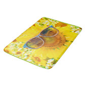 Zonnebloempitten Chic Badmat (Gekanteld)