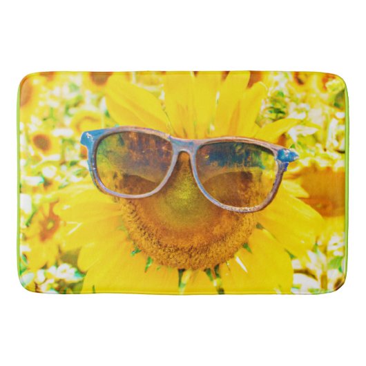 Zonnebloempitten Chic Badmat (Voorkant)