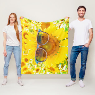Zonnebloempitten Chic Fleece Deken