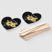 zonnebloempitten handwaaier (Niet-gemonteerd)