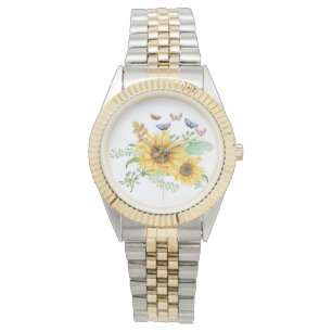 zonnebloempitten horloge