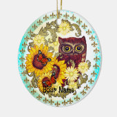 Zonnebloempitten Keramisch Ornament (Links)