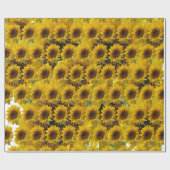 Zonnebloempitten, van matte cadeaupapier (Vlak)