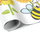 Zonnebloempitten van meel van beemsteen cadeaupapier (Rol Hoek)