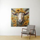 Zonnebloempitten Wandkleed (In situ)